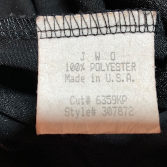 JW Black Maxi Length Shirt Dress / Long Line Blazer / Duster Sz L - Picture 9 of 10